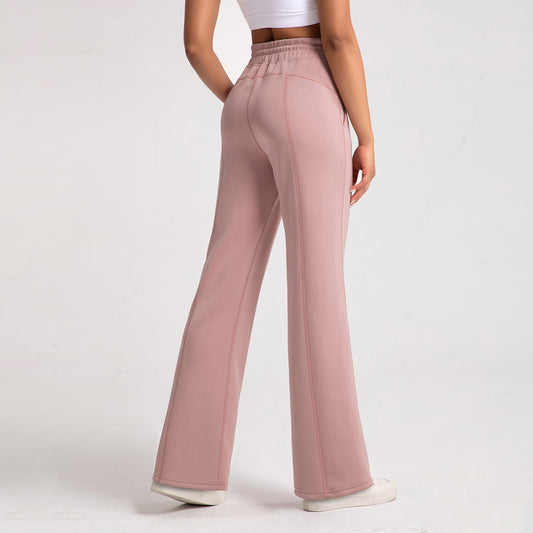 Sports Wide-leg Pants Women's Stone Washed Modal Loose Straight